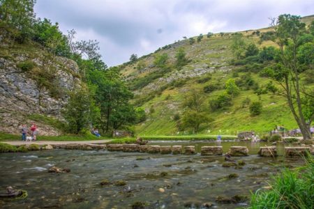 The stepping stones at Dovedale