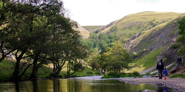 Image of walkers in Dovedale
