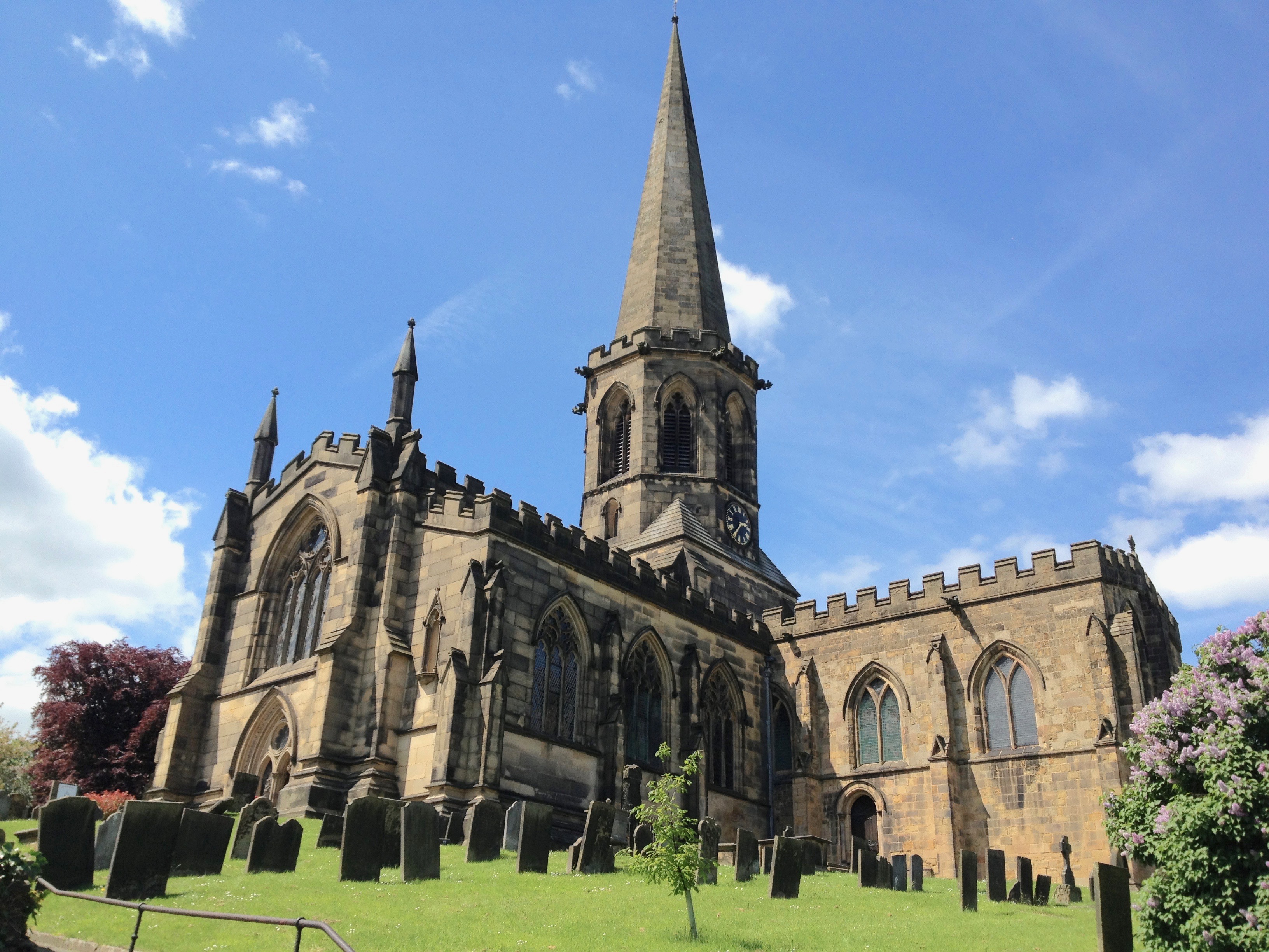 All saints church in bakewell