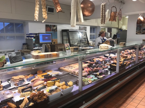 Chatsworth Farm Shop deli counter