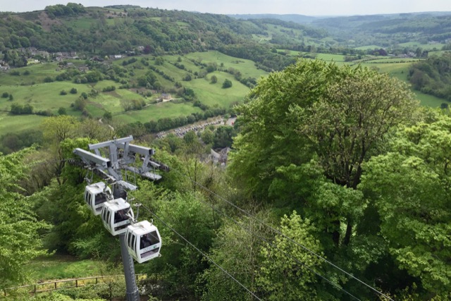 Height of Abraham cable cars