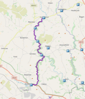 map of manifold valley trail